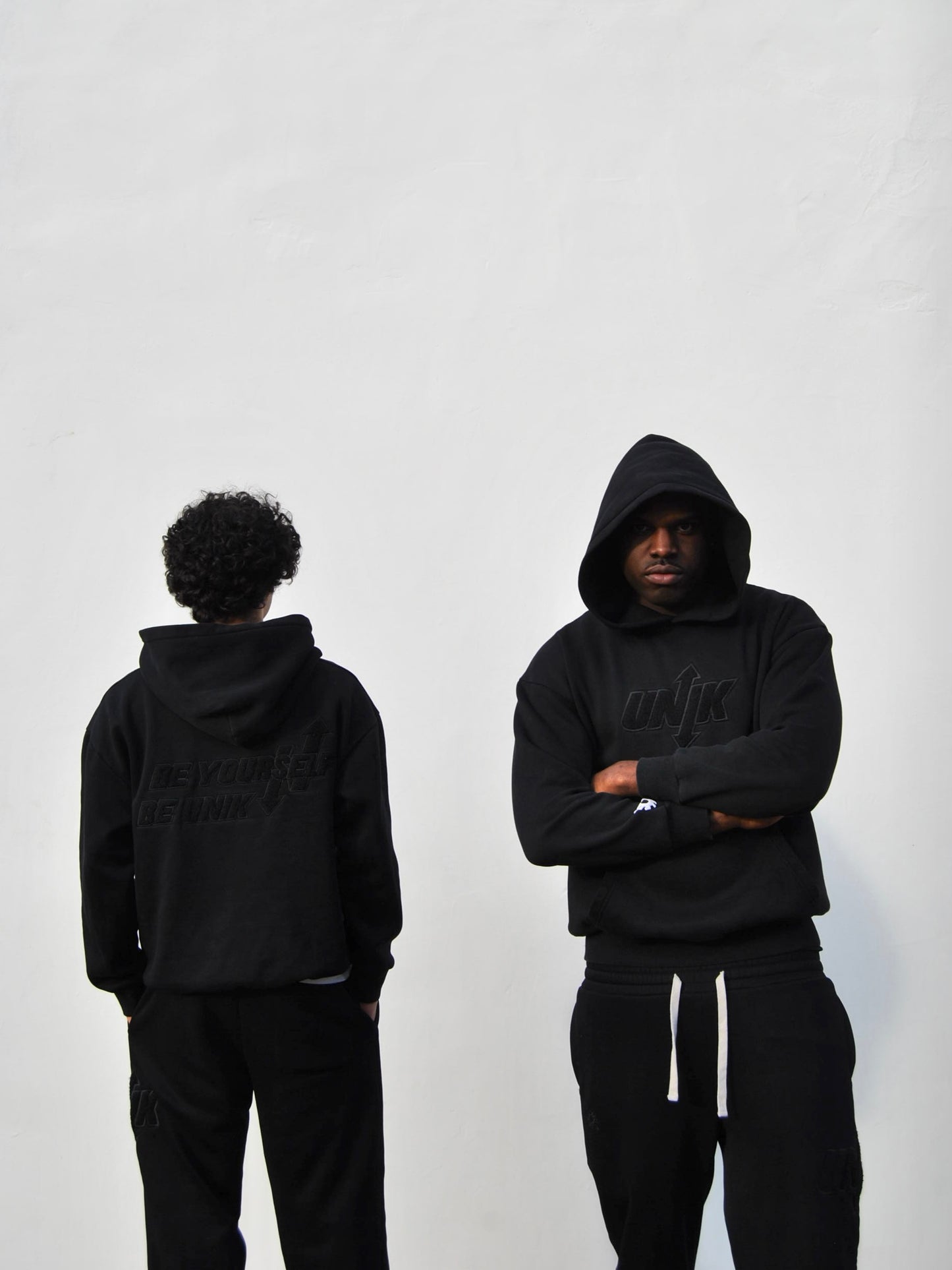 Triple Black Hoodie "Be Yourself"