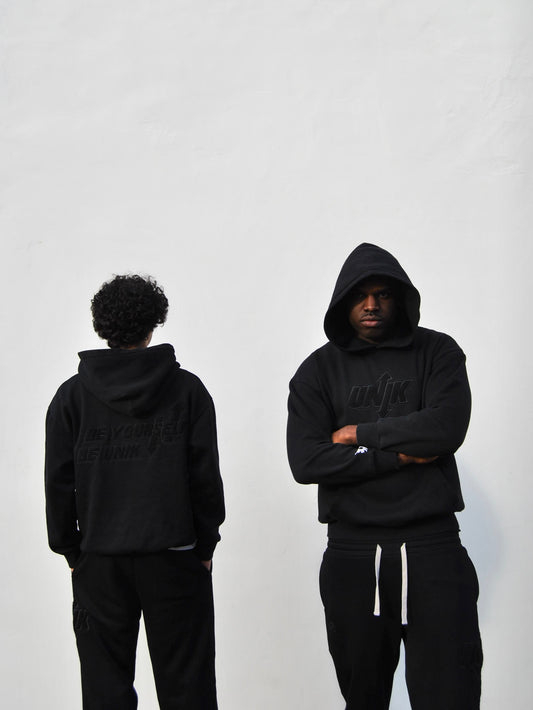 Triple Black Hoodie "Be Yourself"